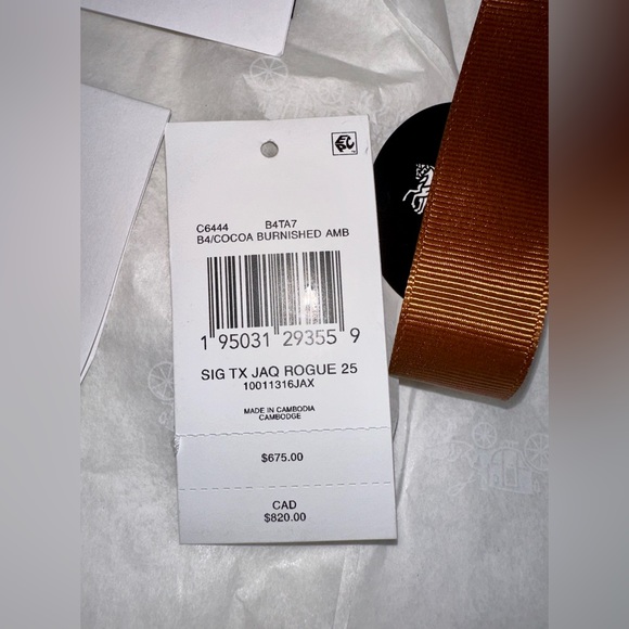 COACH Rogue 25 in Signature Textile Jacquard Handbag - Picture 14 of 16